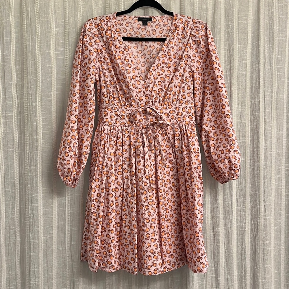 J. Crew V-neck Mini Dress